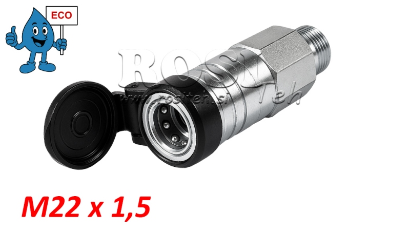 HURTIGKOBLING TRAKTOR HUN 3CFPV PUSH - PULL M22X1.5 - ECO