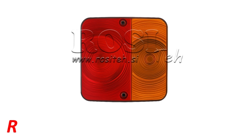 RÜCKLICHT - QUADRATISCH RECHTS 2 POSITIONEN