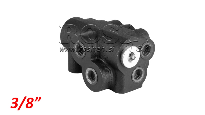 HYDRAULISK VENTIL FOR MARKER BIDIREKSJONAL 3/8