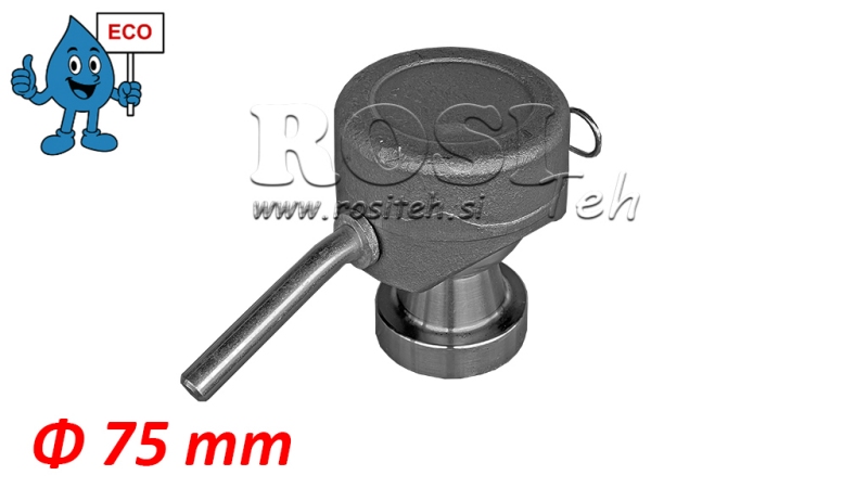 TRE-SIDET KUGLE TIL TIPPER CAISSON Φ75 ECO