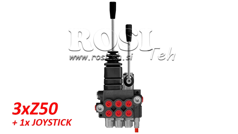 VANNE HYD. 3XP40 + JOYSTICK