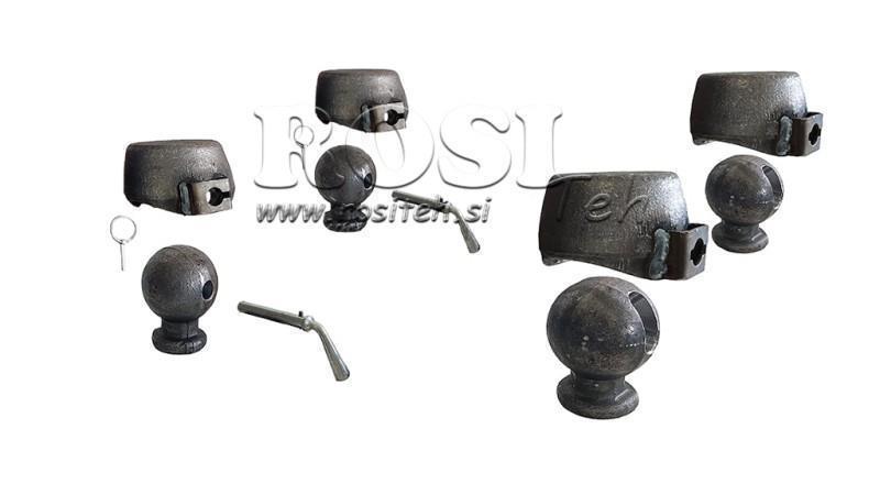 SET VON HALTERN FÜR KIPPLASTEN FI78