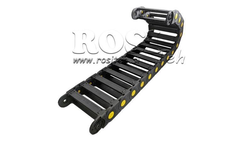 FÜHRUNGSKETTE FÜR HYDRAULIKSCHLÄUCHE CK40a (Höhe 40mm-Breite 200mm)