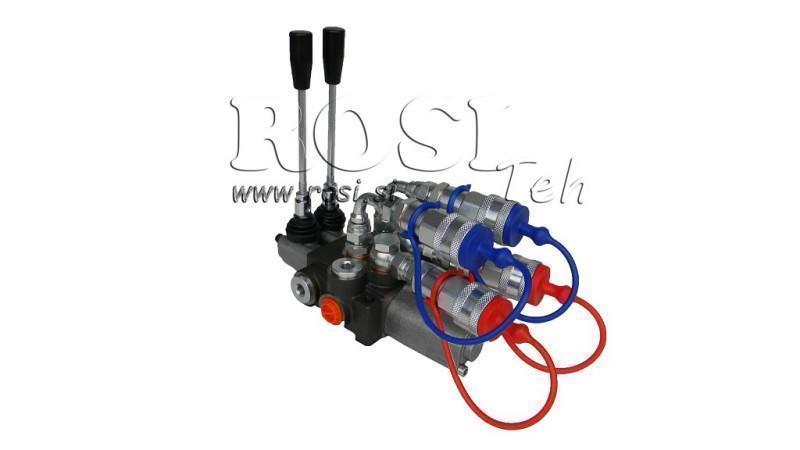 HYDRAULISK VENTIL 2xP40 FLYDENDE FORLÆNGELSE