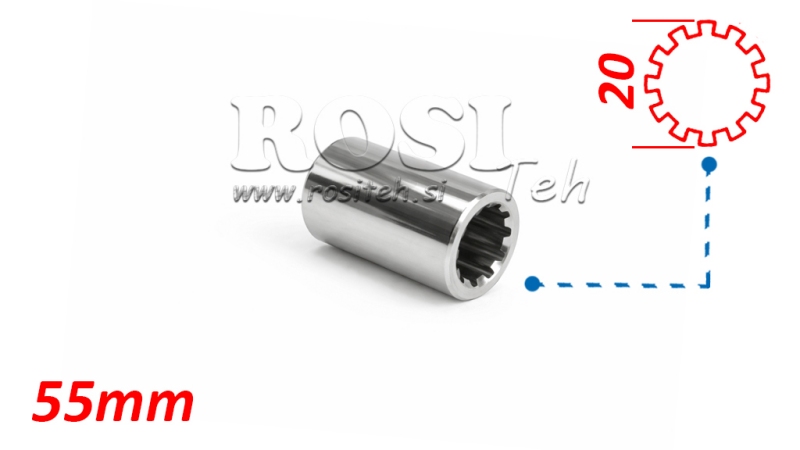 ΠΡΟΣΑΡΜΟΓΕΑΣ P.T.O. PUŠA 20x17-z12