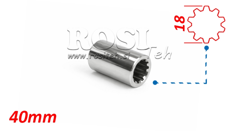 ΠΡΟΣΑΡΜΟΓΕΑΣ P.T.O. 18x15 - 10 ΔΟΝΤΙΑ Din 5482