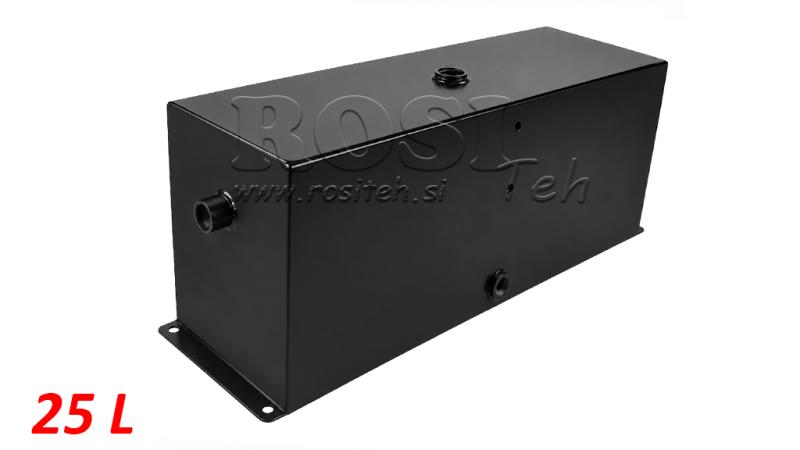 CUVE EN MÉTAL 25 LITRES CUBE 260X210X600MM