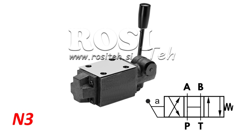 CETOP MANUELLES HYDRAULIKVENTIL N3