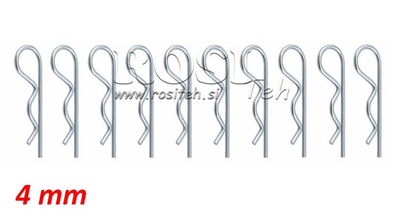 FEDERVORSTECKER 4 mm (12 Stück)