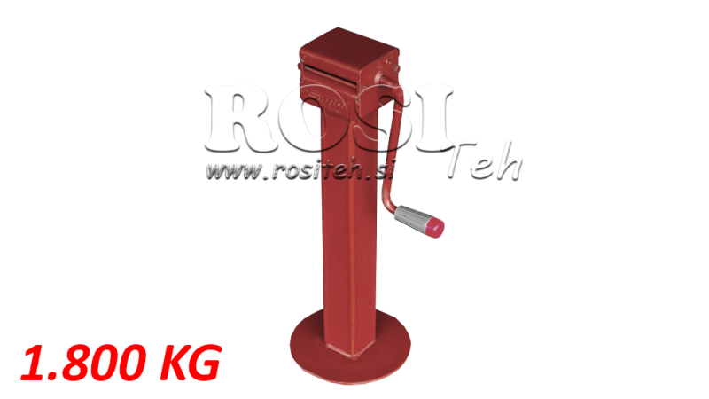 GEWINDE STØTTEBEN 350MM - 1800KG