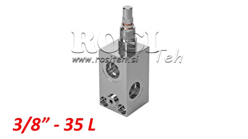 ΡΥΘΜΙΣΤΗΣ ΠΙΕΣΗΣ ΥΔΡΑΥΛΙΚΟΥ VMP 3/8 100-350 BAR - 35LIT