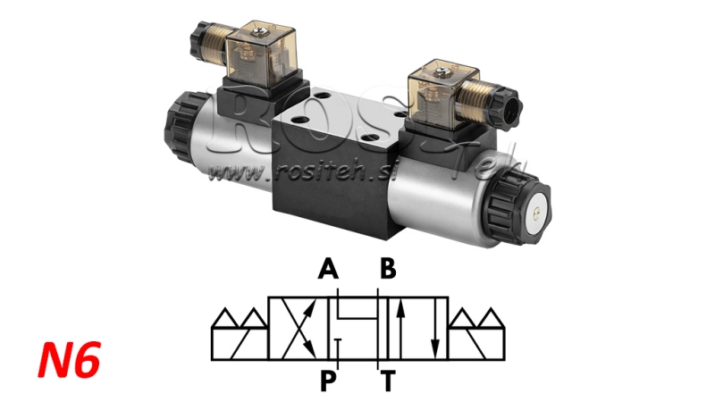 ΥΔΡΑΥΛΙΚΉ ΗΛΕΚΤΡΟΜΑΓΝΗΤΙΚΉ ΒΑΛΒΊΔΑ KV-4/3 CETOP 3 N6