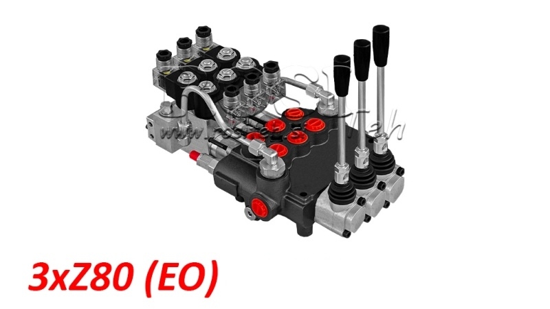 ELEKTRO-MANUELLES HYDRAULISCHES MONOBLOCKVENTIL 3xZ80