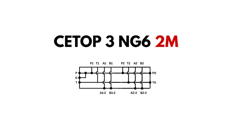  CETOP3 SOCKEL NG6 2M