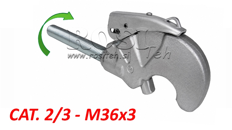 AUTOMATISCHER GEWINDEHAKEN KAT.2/3 FÜR OBERLENKER M36X3