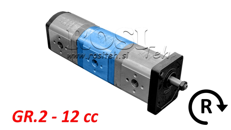 HYDRAULISK PUMPE 20C12X156 MIDT GR.2 12 CC HØJRE