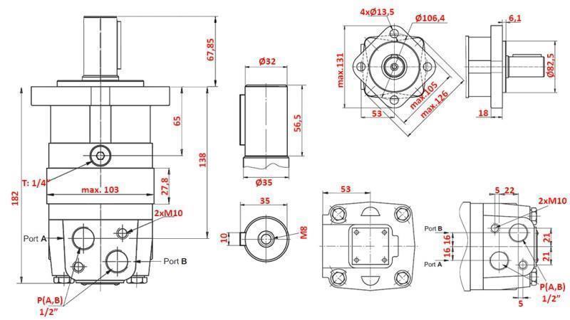 HYDRAULIKMOTOR MS 160