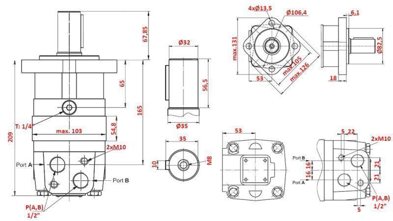 HYDRAULIKMOTOR MS 315