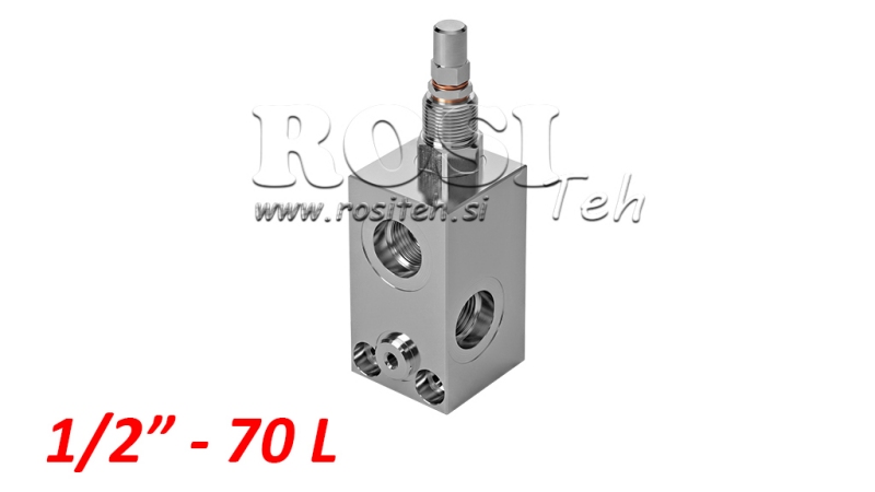 HYDRAULISCHE DRUKREGULATOR VMP 1/2 10-180 BAR - 70LIT