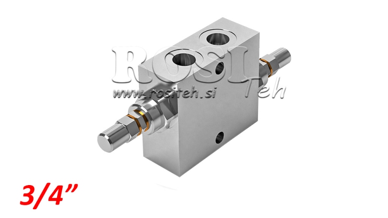 ΥΔΡΑΥΛΙΚΟΣ ΡΥΘΜΙΣΤΗΣ ΠΙΕΣΗΣ ΔΙΠΛΟΣ VAU 3/4 10-180 BAR