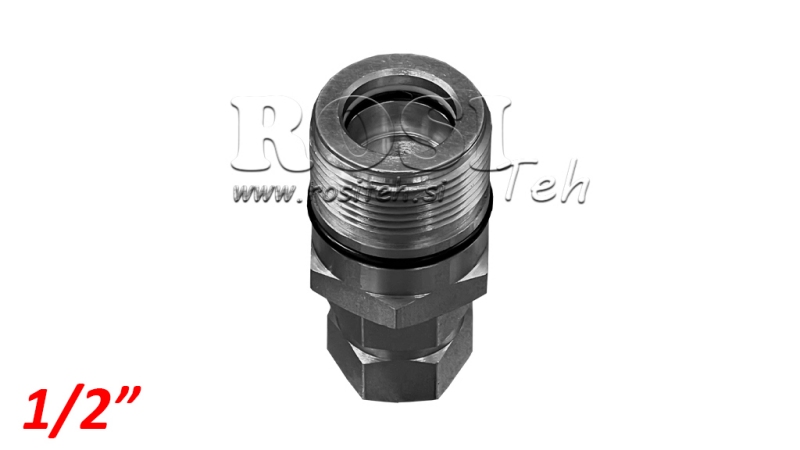 SCHNELLKUPPLUNG MIT GEWINDE CVV WEIBLICH 1/2 - ECO