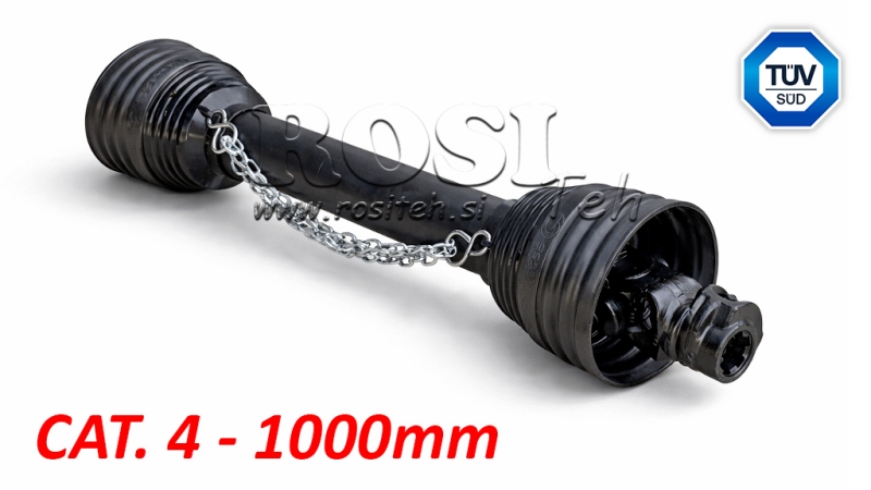 CE GECERTIFICEERDE KARDANAS PROFI LINE CAT.4 LENGTE 1000mm