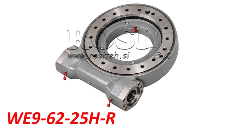 SCHNECKENGETRIEBE-SCHWENKANTRIEB SERIE WE HP WE9-62-25H-R