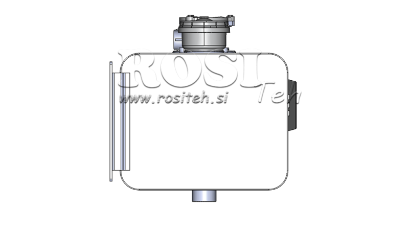 CUVE EN MÉTAL 60 LITRES 310X380X560MM