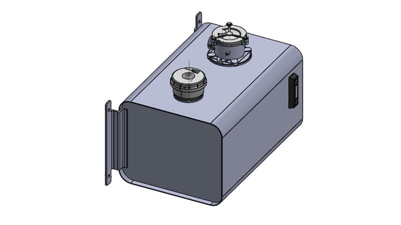 METALLTANKDECKEL 60 Lit 310x380x560mm