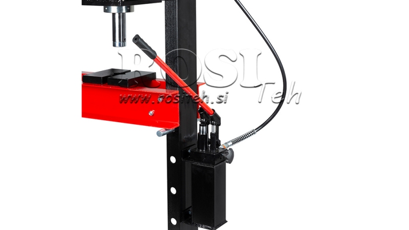 HYDRAULISCHE WERKSTATTPRESSE FÜR LAGER 30T - Doppelpumpe