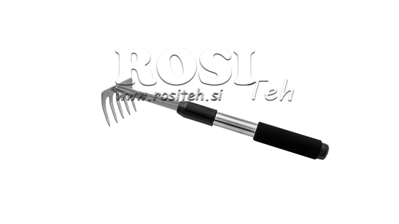 RECHEN MIT ALUMINIUMSTIEL - 5 ZÄHNE