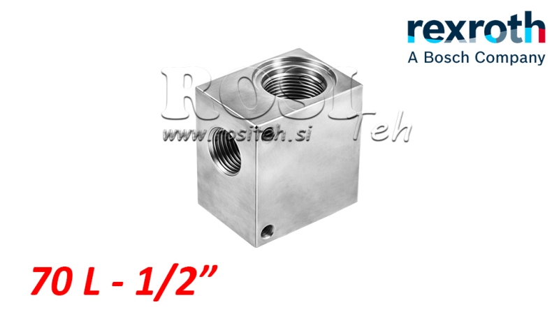 GEHÄUSE FÜR 2-WEGE-HYDRAULIKVENTIL REXROTH 1/2 70-LIT
