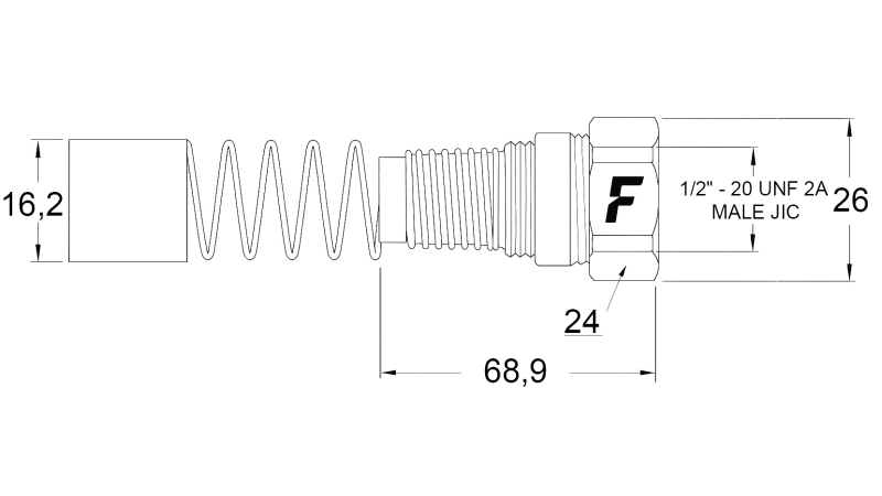 WEIBLICHE SCHNELLKUPPLUNG FÜR MULTI-FASTER 1/4 FESTER TEIL