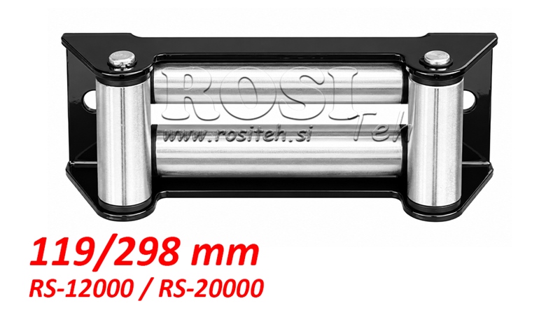 ROLLENFENSTER FÜR STAHLSEIL (RS-12000 / RS-20000) - 119 x 298 mm