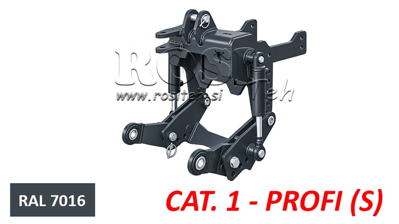 UNIVERSALE FRONTHYDRAULIK CAT. 1 - PROFI STANDARD FÜR TRAKTOR 800 KG