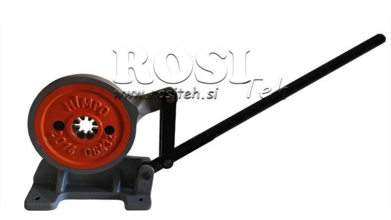 MANUEL CRIMPINGSMASKINE TIL LAVT TRYKSLANGER 8-35mm 8 TÆNDER MED BESKYTTELSE