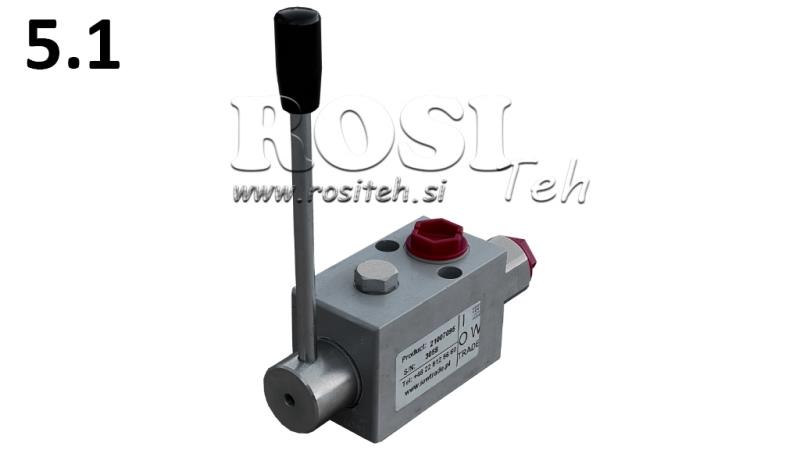 HYDRAULISK BPA-M BREMSER TRYKREGULATOR TIL DISKRET JUSTERING 206120