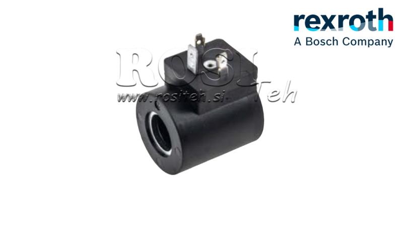 ELEKTROMAGNETISCHE SPULE 12V DC - fi 15.75mm-41mm IP65