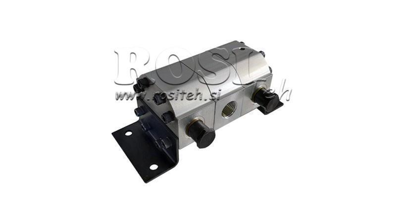 HYDRAULISK GEARKASSE PUMPE FLOW 2/1 (9.5-18.9lit - max.240bar) 4.2cc/SEG
