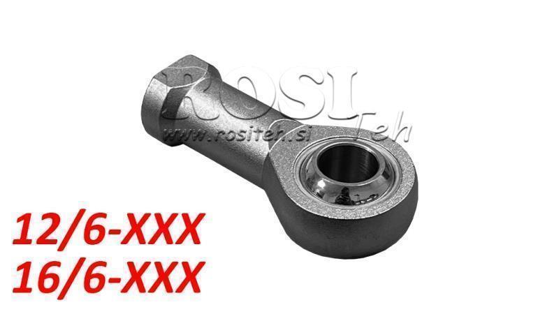 DI MONTERING TIL PNEUMATISK CYLINDER PCAI 12/6-16/6 (M6x1)