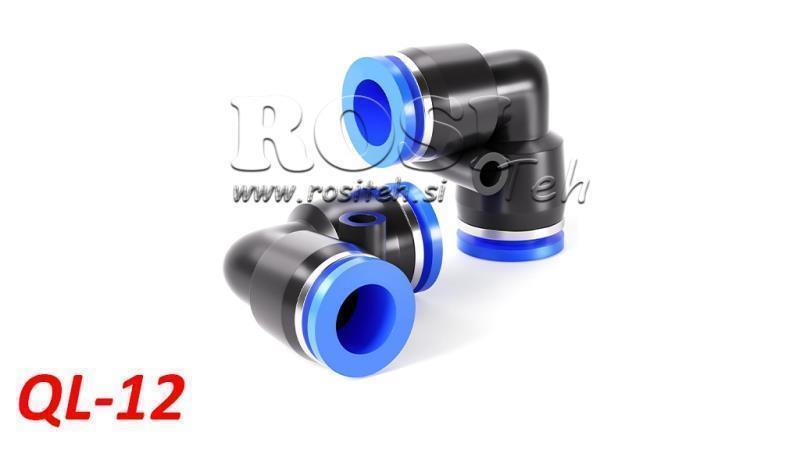PNEUMATISK STIK VINKELFORBINDELSE TPA UDEN GANG QL-12