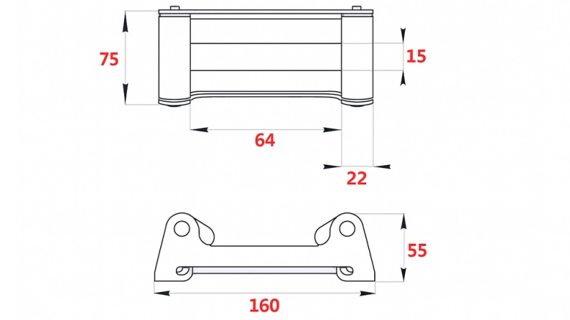 RULLENDE GUIDE TIL STÅL KABEL DWM 3500