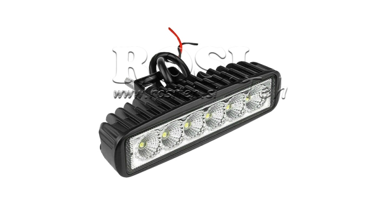 LED ARBEJDSLYS - LYS 6 LED 18W 12V-24V