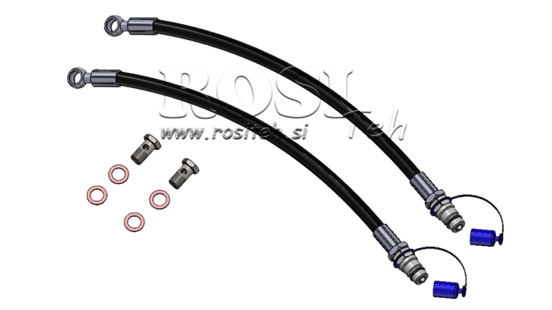 HYDRAULIK SLANGE SÆT TIL HYDRAULISK TOPSTANG