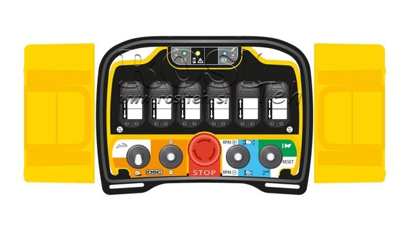 TÉLÉCOMMANDE RADIO - PROPORTIONNELLE - ZEUS2 M6 10019 Standard