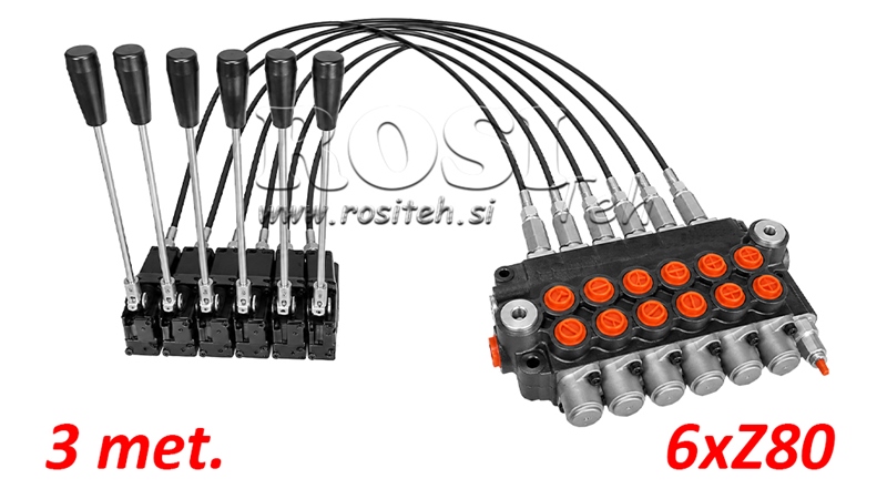 KIT 6xZ80 + JOYSTICK 1 POSITION L3000