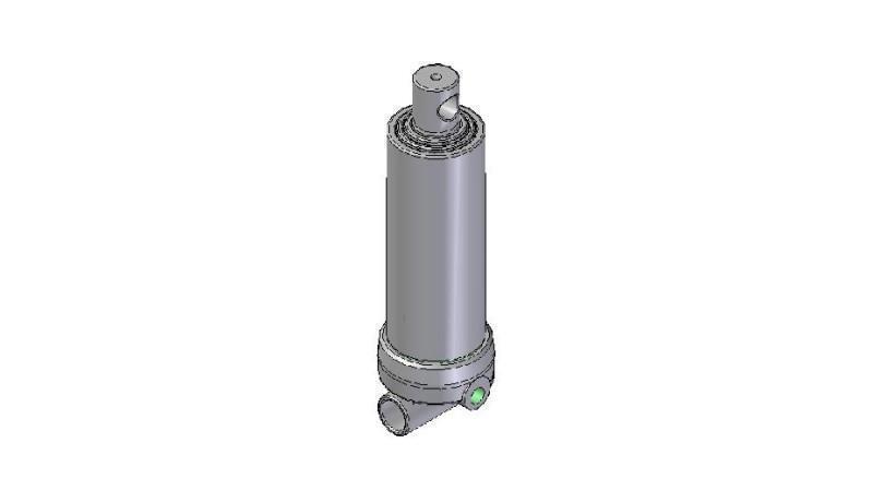 2632F -TELESCOPISK CYLINDER HUL - HUL 3 TRIN REJSE 593 FI 95