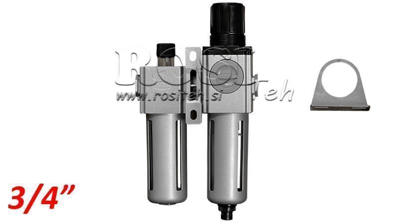 PNEUMATISCHE VORBEREITUNGSEINHEIT 600 G3/4 40µ 0-10b