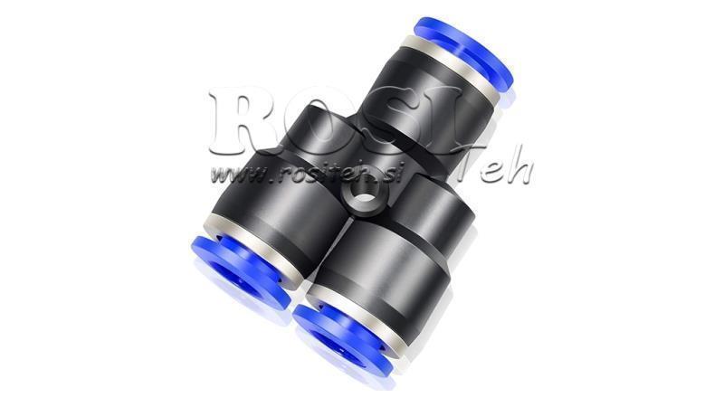 PNEUMATISCHER Y-STECKANSCHLUSS TPA OHNE GEWINDE QY-6