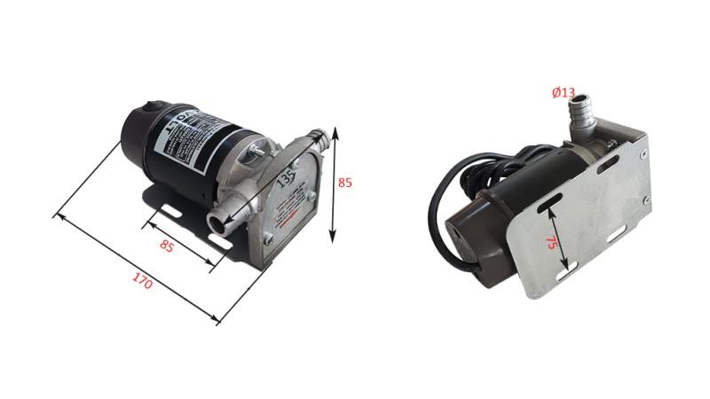 ELEKTRISCHE PUMPE 12V DC -3/4- 25 lit/min (1500 l/h)